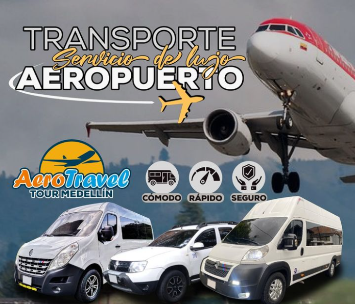 Transporte Aeropuerto Medellín y Guatapé